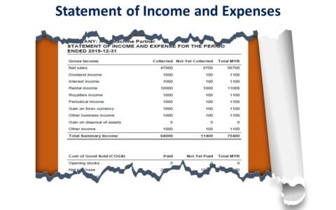 Statement of Income and Expenses